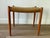 An exceptionally rare Danish Modern stool by N. Møller Models, Model 80A, made in Denmark. Crafted from solid teak with...