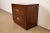 Mid-Century Modern Henredon Style Mid-Century Modern Campaign Oak Nightstand, Circa 1970s For Sale - Image 3 of 14