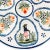 French French Faience Henriot Quimper Breton Couple Oyster Plate For Sale - Image 3 of 5