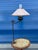 Original Monterey Transitional Table Floor Lamp featuring a rare dual-function design that combines a side table and floor...