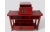 Vintage Red Lacquered Wood Sideboard For Sale - Image 6 of 11
