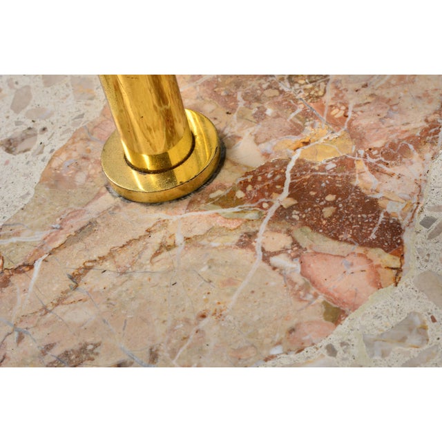 1960s Bow Floor Lamp with Marble Base from Hustadt Leuchten, 1960s For Sale - Image 5 of 15