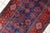 Red 1880s, Handmade Antique Afghan Baluch Rug 3.1' X 7.1' For Sale - Image 8 of 13
