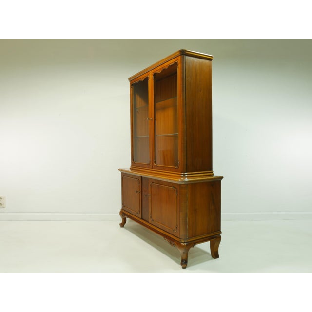 Mid-Century Modern Vintage German Display Cabinet, 1955 For Sale - Image 3 of 14