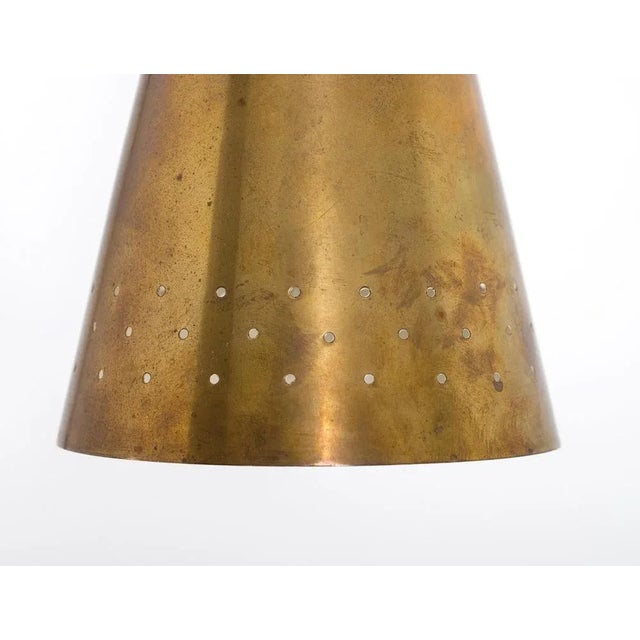 Metal Brass Wall Lamps attributed to Alf Svensson, Sweden, 1950s, Set of 2 For Sale - Image 7 of 10