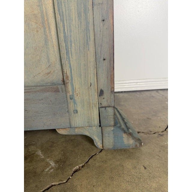 19th Century Italian Neoclassical Demilune Credenza With Marble Top For Sale - Image 17 of 18