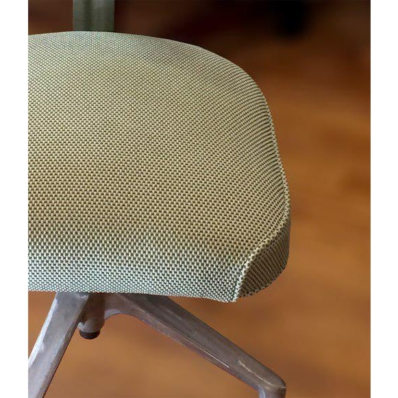 Vintage Mid Century Century Office Chair On Wheels Newly Upholstered