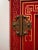Metal Chinese Painted Chest of Drawers in Brass For Sale - Image 7 of 12