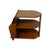 Art Deco Antique Art Deco Wood Magazine Rack Three Tiered End Table. For Sale - Image 3 of 7