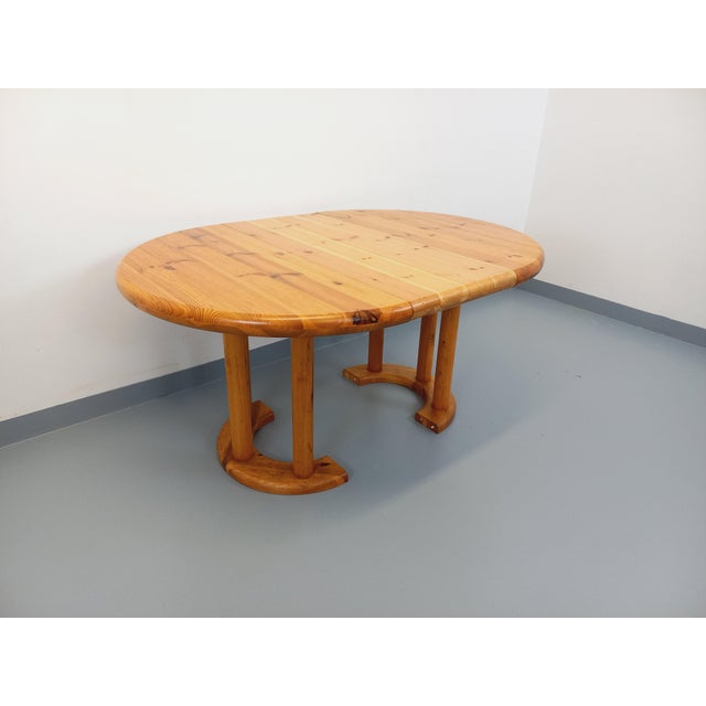 Vintage Scandinavian Round Dining Table by Rainer Daumiller, 1960s For Sale - Image 16 of 18