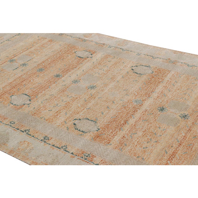 Made with hand-knotted wool and silk—an exciting, very contemporary meets transitional addition to the Modern Classics...