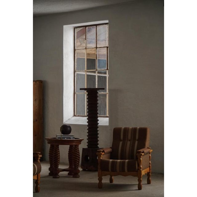 Danish Modern Lounge Chairs in Oak and Wool by Henning Kjærnulf, 1960s, Set of 2 For Sale - Image 11 of 18