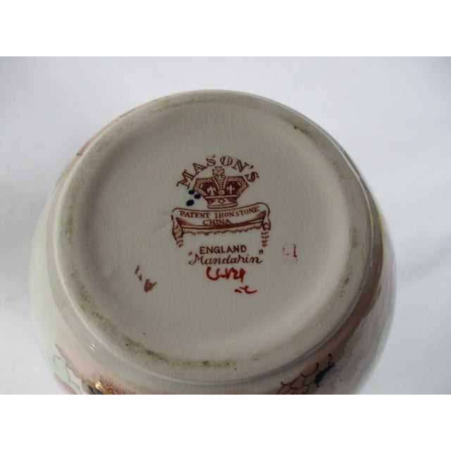 Vintage Mason's English Ironstone Ginger Jar For Sale - Image 9 of 11