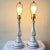 Traditional Vintage Sculpted Porcelain Table Lamps For Sale - Image 3 of 6