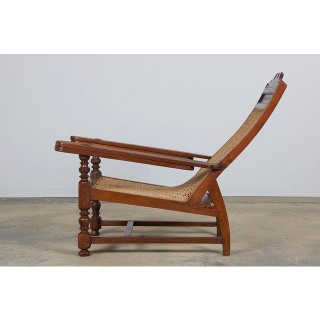 An exquisite mid-19th century traditional Anglo-Indian Colonial plantation chair, sourced from Provence, France....