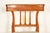 Kindel Furniture Regency Solid Cherry Wood Klismos Side Chairs or Dining Chairs, Pair For Sale In South Bend - Image 6 of 15