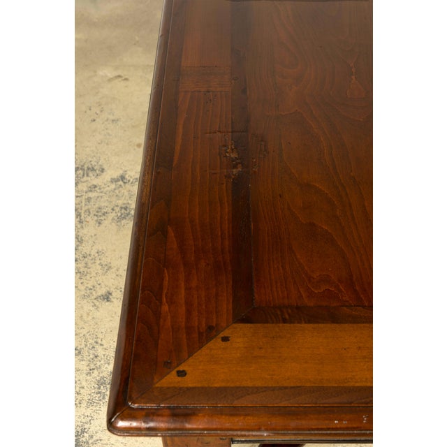 Late 19th Century French Louis XIV Style Walnut Writing Table With Three Drawers For Sale - Image 11 of 18