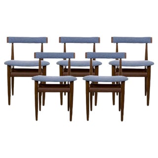 Vintage Danish Teak Chairs by Hans Olsen for Frem Røjle, Set of 5 For Sale