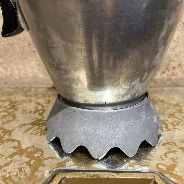 Alessi 1940s Club Coffee Pot Personal Service Aluminum Ware For Sale - Image 4 of 12