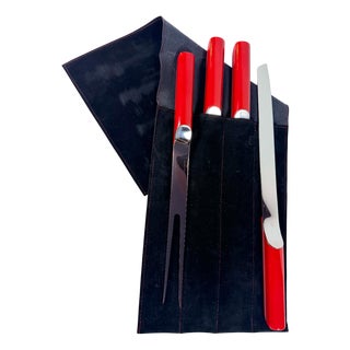 Kitchen Knives from Rede Guzzini, 1980s, Set of 4 For Sale