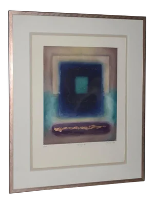 James Lox "Omega V" Etching W/ Aquatint