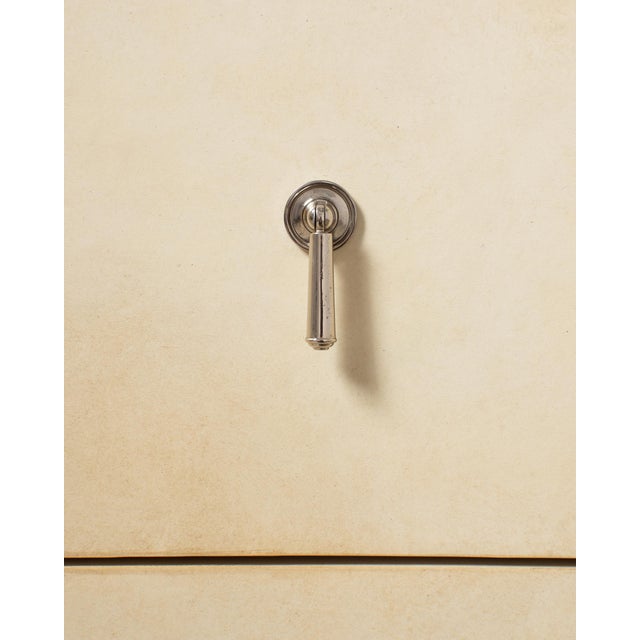 Ralph Lauren Art Deco Style Beauworth Parchment Chest For Sale - Image 11 of 17