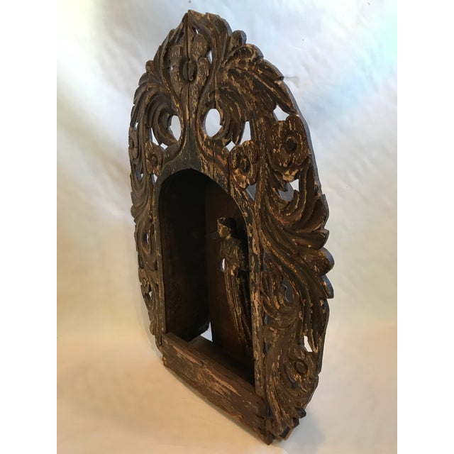 19th Century Hispano-Filipino Urna Santo of Vincent Ferrer For Sale - Image 9 of 13