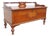 Early 1900s Carved Bench Cedar Chest Blanket Trunk 6365 For Sale