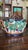 Beautiful vintage majolica-style planter featuring raised grape clusters, textured vine details, and rich cobalt blue...