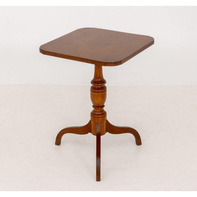 Mid 20th Century American Mahogany Tripod Table For Sale - Image 5 of 7
