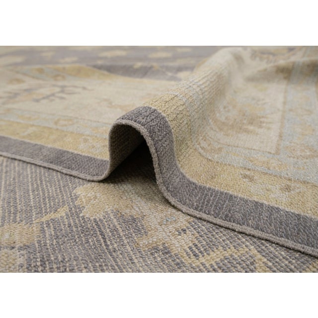 Early 21st Century Turkish Oushak Rug 8'9" x 12'6" For Sale - Image 5 of 6