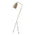 Greta Magnusson Grossman 'Grasshopper' Floor Lamp in Olive Brown For Sale