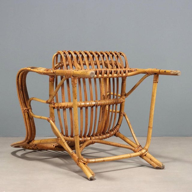 Vintage Chair in Bamboo For Sale - Image 9 of 10