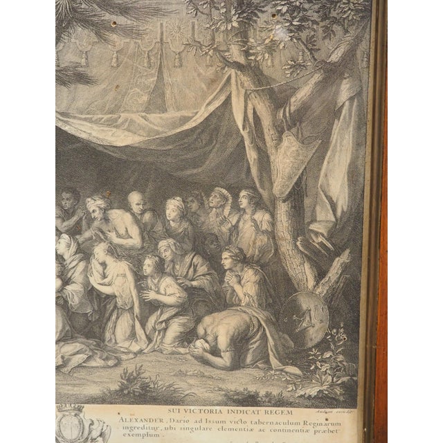 Pair of Framed 18th Century Alexander the Great Lithographs From France For Sale - Image 13 of 18