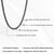 7.5 Carat Round Cut Black Diamond Riviera Tennis Necklace in 18k White Gold For Sale - Image 13 of 18