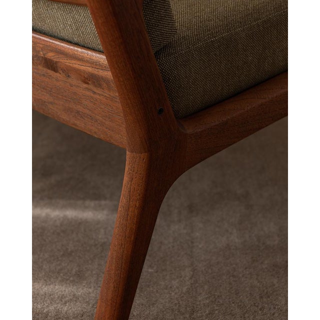 Vintage Danish Modern Senator Armchairs in Teak by Ole Wanscher for Cado, 1960s, Set of 2 For Sale - Image 16 of 18