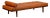 GE19 Daybed in Teak and Camel Leather by Hans J. Wegner for Getama, Denmark, 1960s For Sale