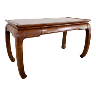Vintage Bernhardt Hibriten Chinoiserie Ming Leg Writing Desk For Sale