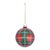 Add cozy charm and timeless style to your holiday décor with this set of Glass Plaid Ball Ornaments. Each 5-inch ornament...
