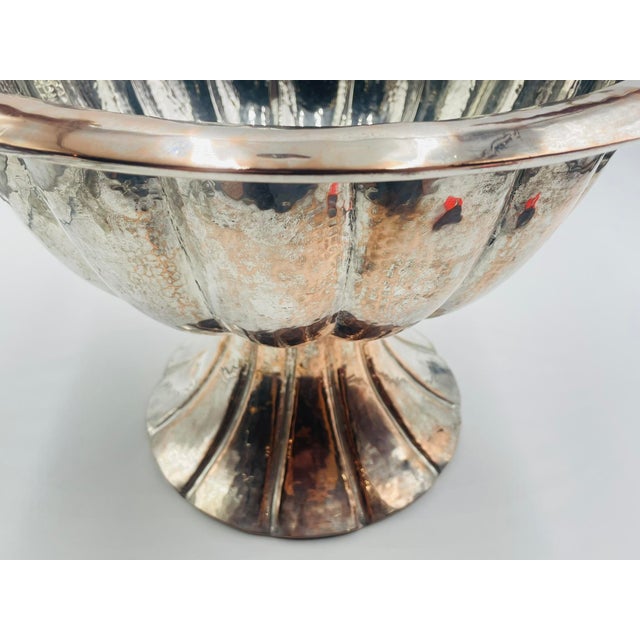 1980s Emilia Castillo Sculptural Parrot Center Bowl in Jasper & Silver-Plate, Mexico For Sale - Image 13 of 18