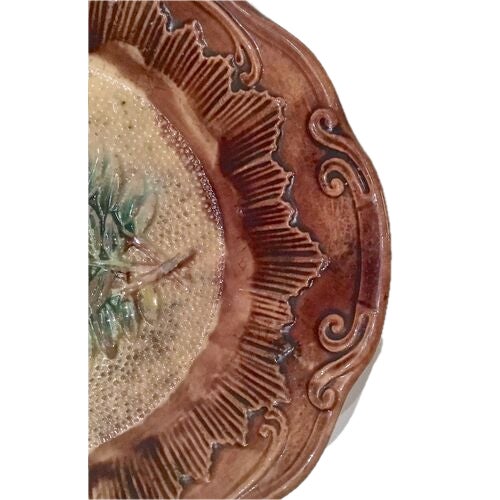 Antique Majolica Fern Bowl For Sale - Image 4 of 5