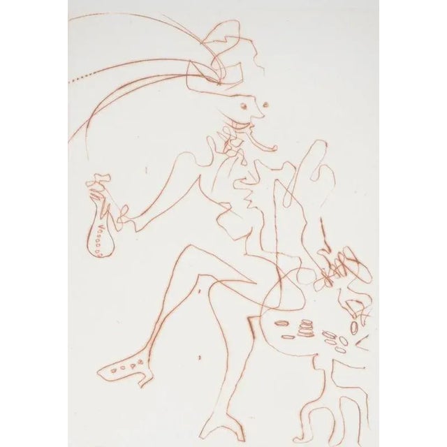 Modern Salvador Dali, Merchant of Venice, Original Engraving For Sale - Image 3 of 6