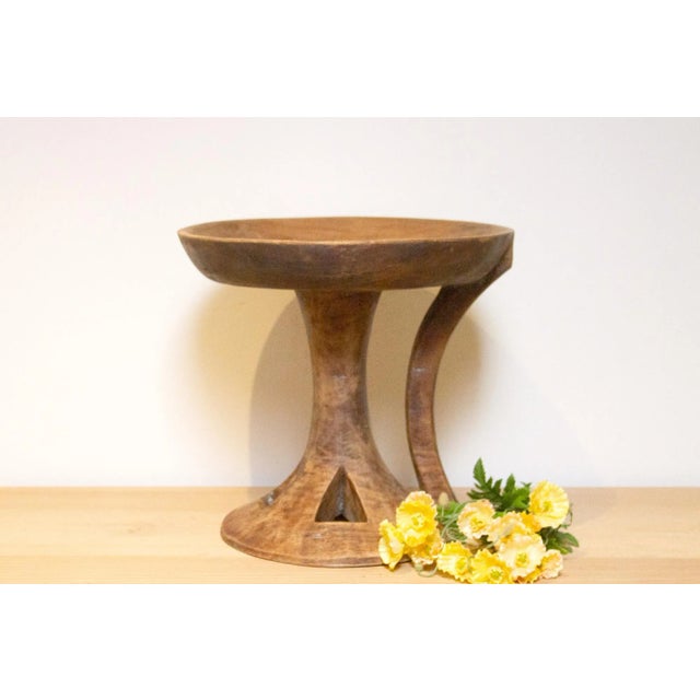 Vintage Tribal Carved Naga Stool For Sale In Los Angeles - Image 6 of 6