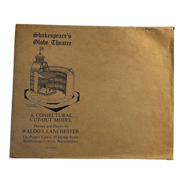 1960s Vintage Shakespeare's Globe Theater Model Kit For Sale