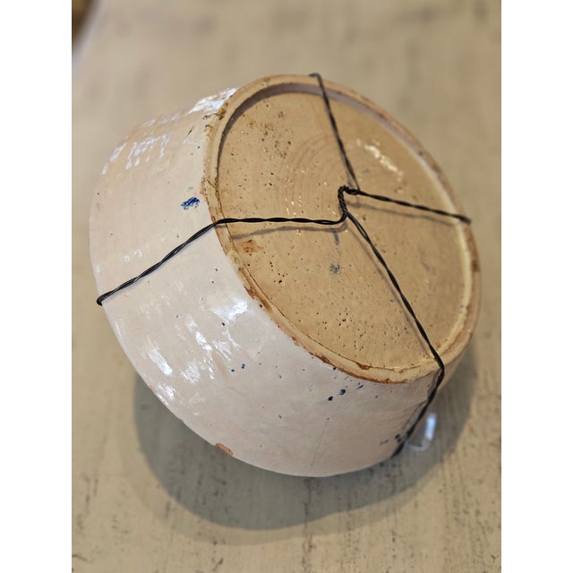 Mid 19th Century Spanish Ceramic Fajalauza Bowl From Granada For Sale - Image 4 of 7