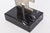 Vintage Abstract Steel Cubist Sculpture on Black Veined Marble Base, 1990 For Sale In Miami - Image 6 of 12