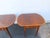 Wellington Hall Mahogany Inlay Drop Leaf Mahogany Side End Tables a Pair 6567 For Sale - Image 12 of 17