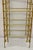 Mid 20th Century Hollywood Regency Faux Bamboo Chinese Chippendale Pagoda Gold Etagere Bookcase For Sale - Image 4 of 12