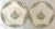 These extremely rare luncheon or salad plates were made by the English firm Johnson Bros. for the highly important 1925...
