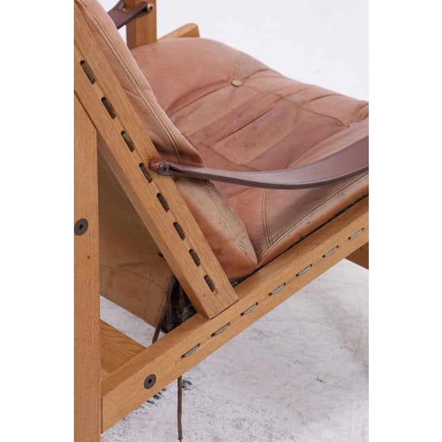 Vintage Hunter Chair in Leather by Torbjørn Afdal, 1960s For Sale - Image 12 of 18